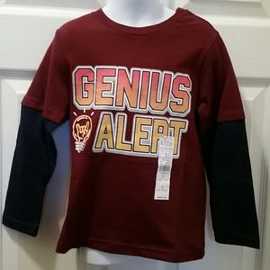 NWT Garanimals long sleeve tee shirt size 5
